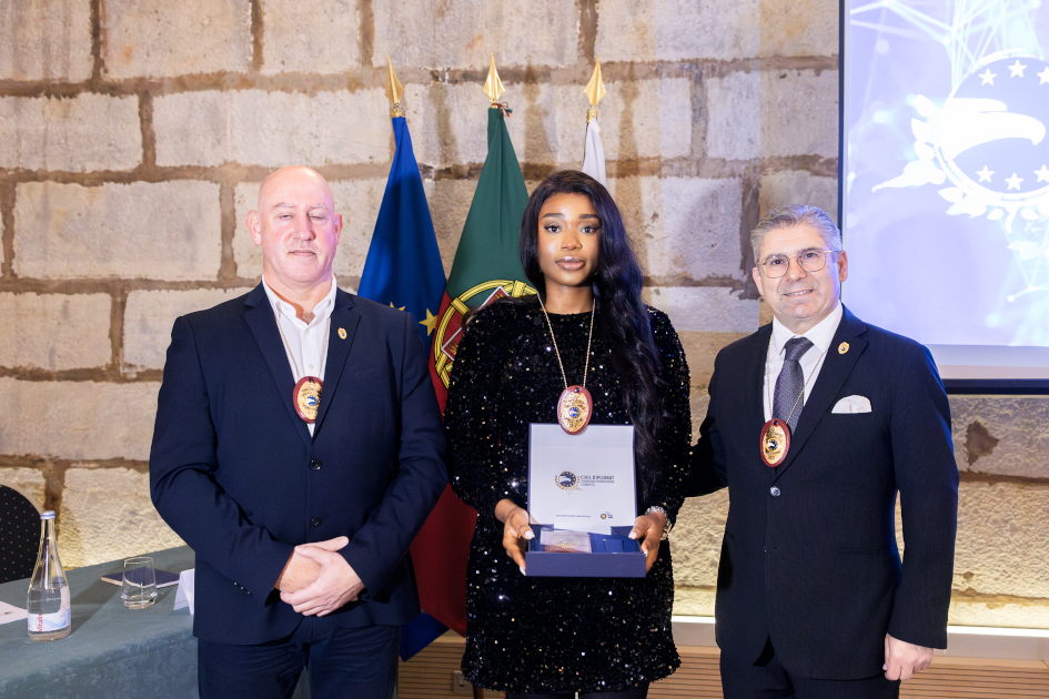 Image of Civil Diplomat Jethro International solemn ceremony at the Citadel of Cascais in Portugal on March 5 2026.