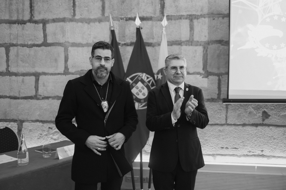 Image de Jorge Santos Expansion Director with Coronel José Geraldo at the Civil Diplomat Jethro International solemn ceremony at the Citadel of Cascais in Portugal on March 5 2026.