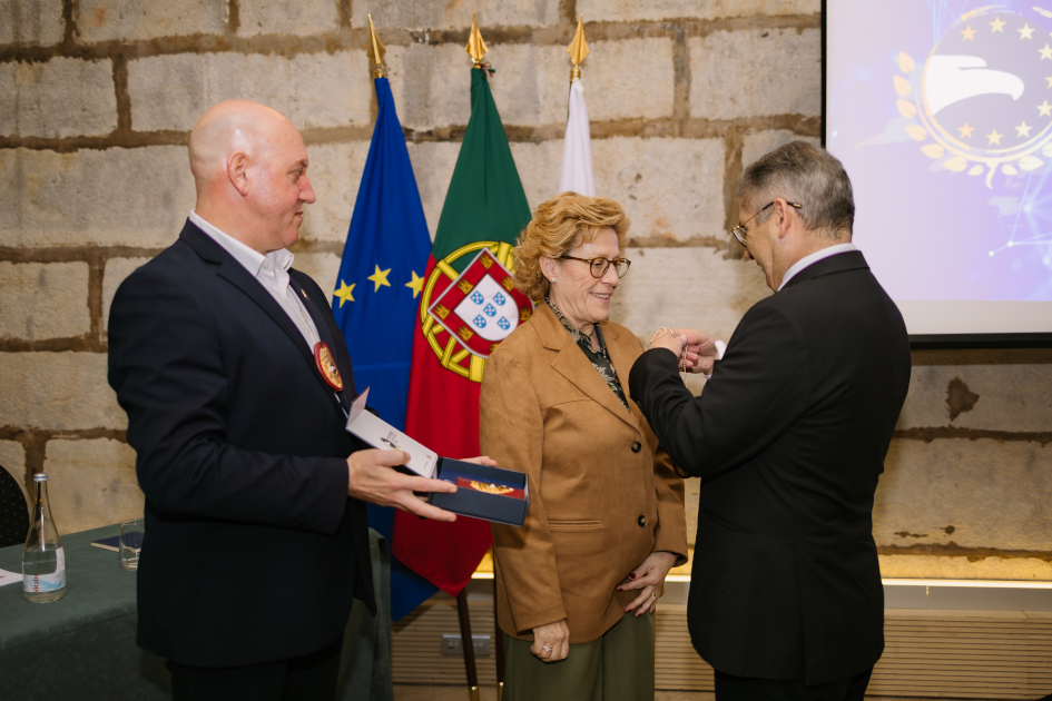 Image of Civil Diplomat Jethro International solemn ceremony at the Citadel of Cascais in Portugal on March 5 2026.