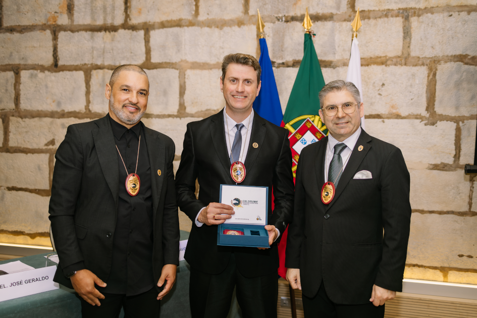 Image of Civil Diplomat Jethro International solemn ceremony at the Citadel of Cascais in Portugal on March 5 2026.