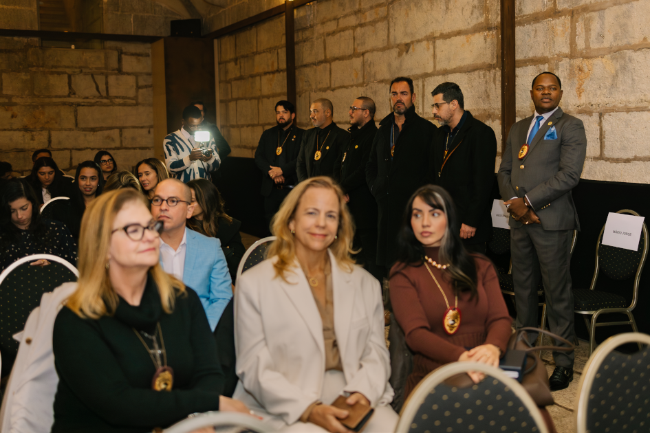 Image of Civil Diplomat Jethro International solemn ceremony at the Citadel of Cascais in Portugal on March 5 2026.