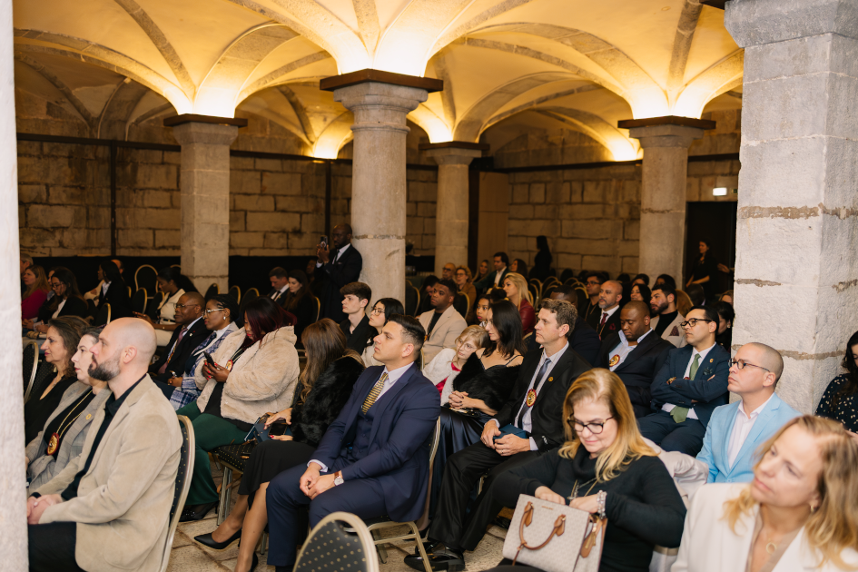 Image of Civil Diplomat Jethro International solemn ceremony at the Citadel of Cascais in Portugal on March 5 2026.