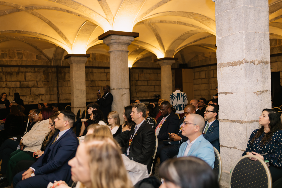 Image of Civil Diplomat Jethro International solemn ceremony at the Citadel of Cascais in Portugal on March 5 2026.