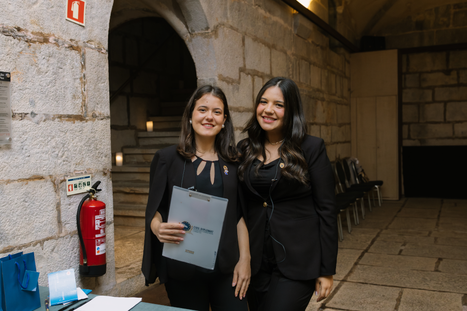 Image of Civil Diplomat Jethro International solemn ceremony at the Citadel of Cascais in Portugal on March 5 2026.