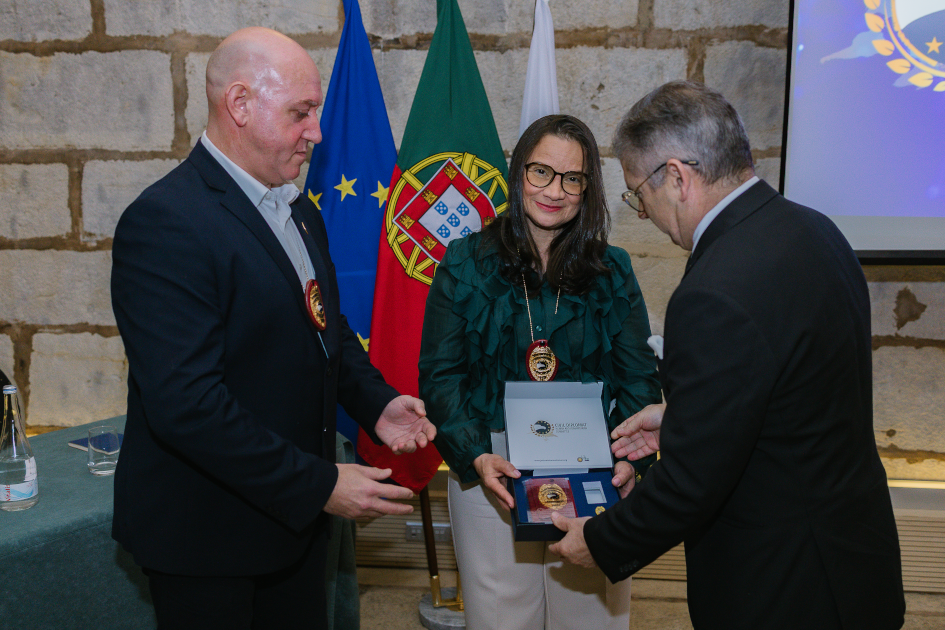 Image of Civil Diplomat Jethro International solemn ceremony at the Citadel of Cascais in Portugal on March 5 2026.