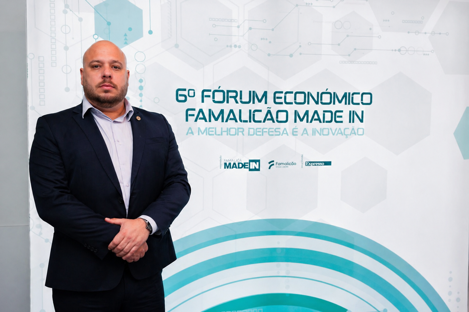 Civil Diplomat Alfredo Yarid at the Fórum Económico Famalicão Made IN