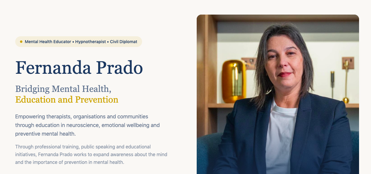 Civil Diplomat Fernanda Prado England UK
