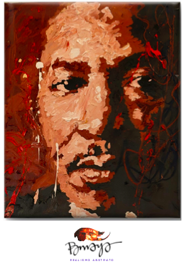 “Presence that Echoes - MLK” by Ramaya Vallias.