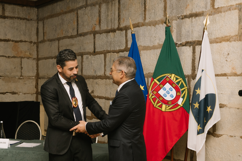 Jorge Santos with Colonel José Geraldo - Expansion Directors of Civil Diplomat Jethro international Org.