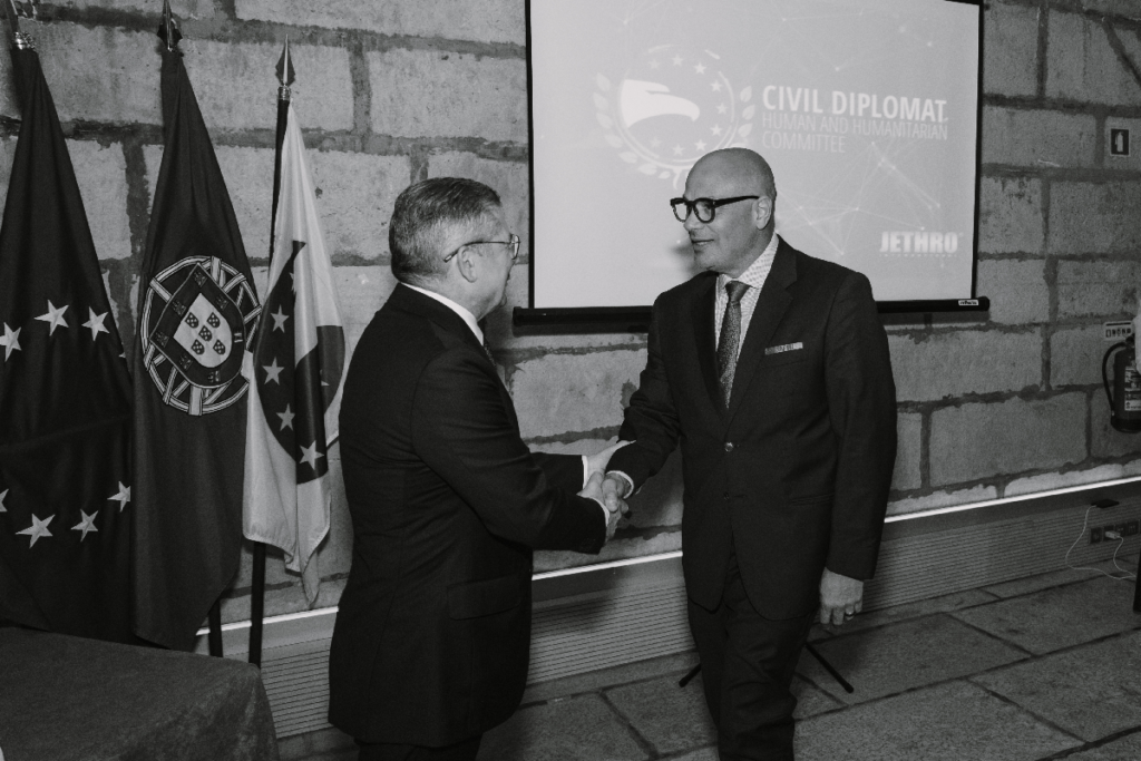 Civil Diplomat Jethro International Organisation ceremony at Cidadela de Cascais.