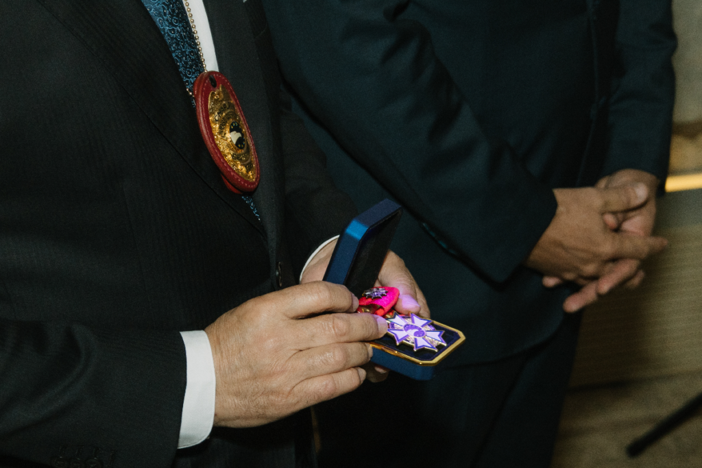 Martin Luther King Jr. Award Medal of Heart by Jethro International Civil Diplomacy.