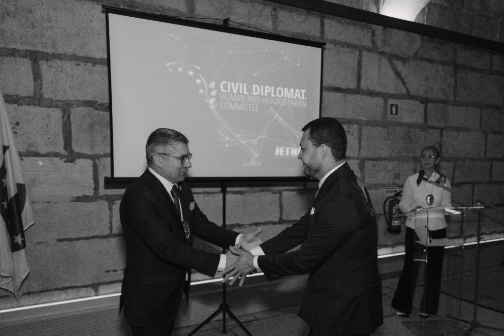 Civil Diplomat Jethro International Organisation ceremony at Cidadela de Cascais.