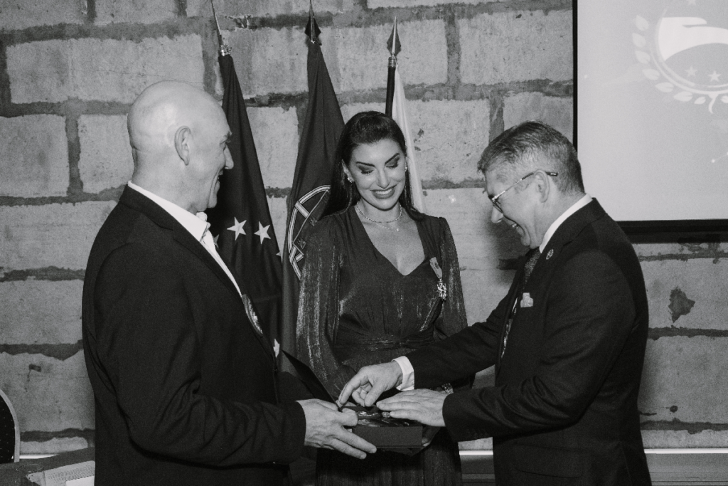 Elegant solemn act of Humanitarian Civil Diplomacy in Portugal.