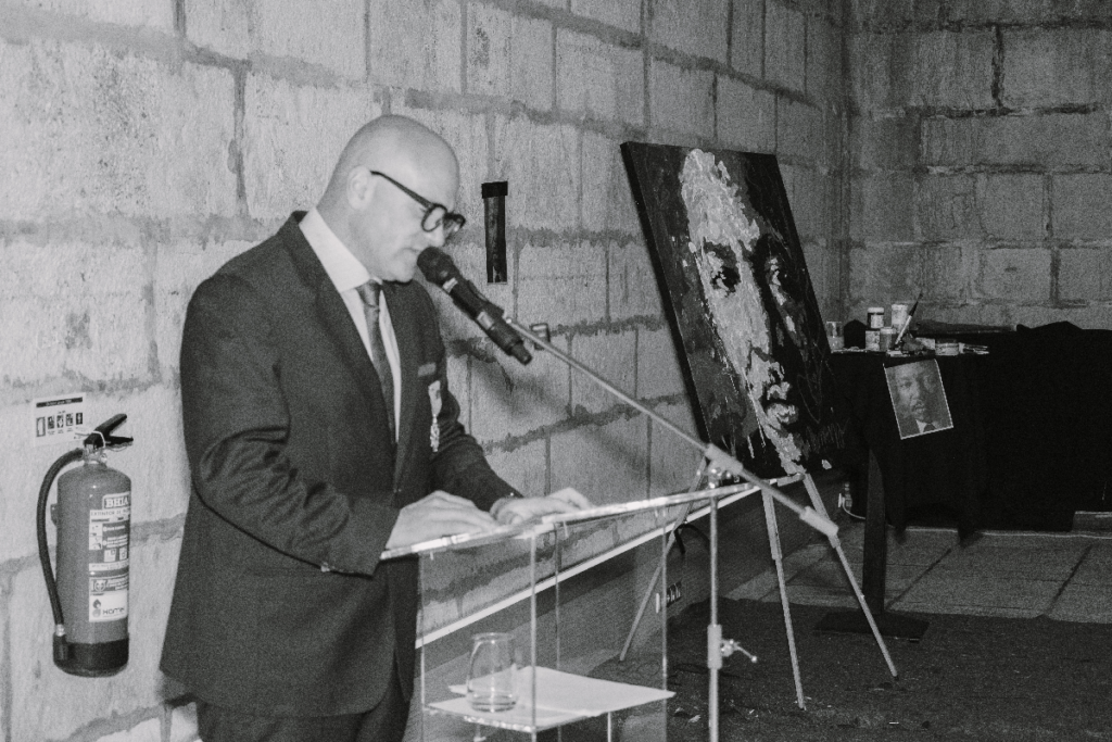 Ramaya Vallias Martin Luther King Jr. Award honouree at Cidadela de Cascais.