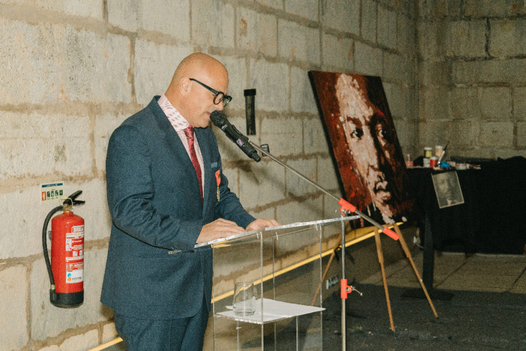 Ramaya Vallias Martin Luther King Jr. Award honouree at Cidadela de Cascais.