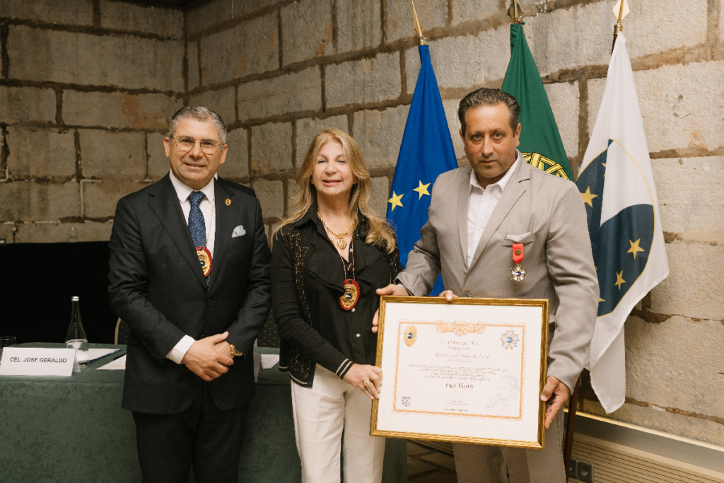 Luís Fernando Vieira de Marinha Grande Laureado com o Prémio Martin Luther King da Jethro International.