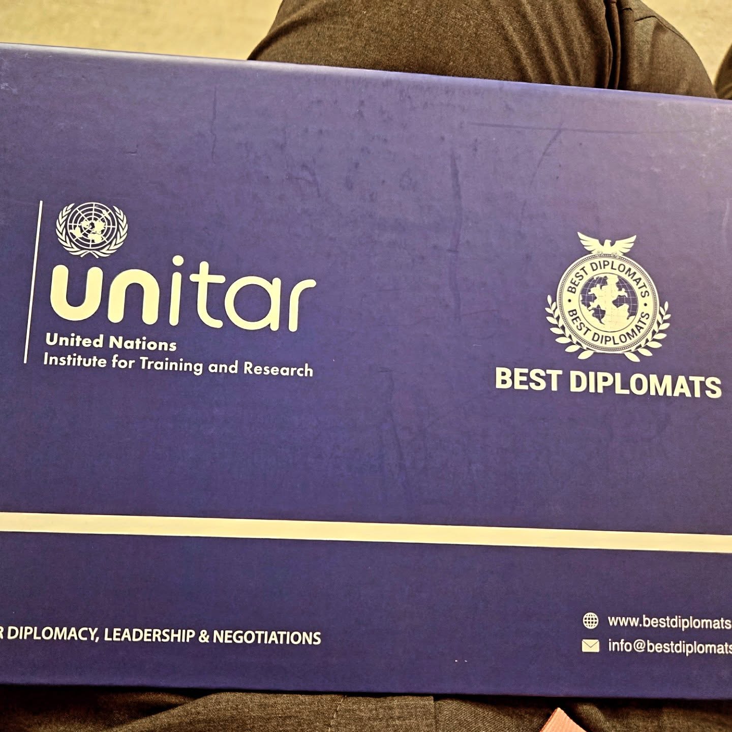 Civil Diplomat Cristinano Chizeca ONU/UNITAR