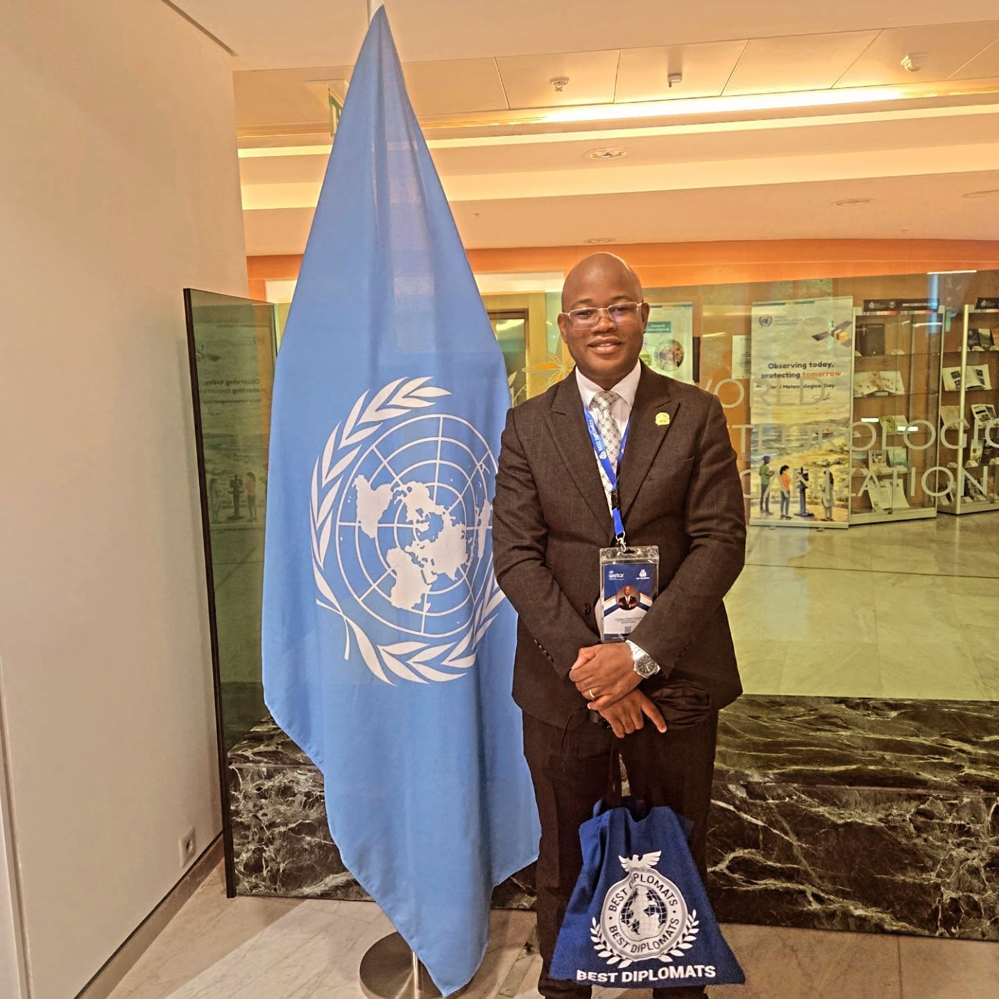 Civil Diplomat Cristinano Chizeca ONU/UNITAR