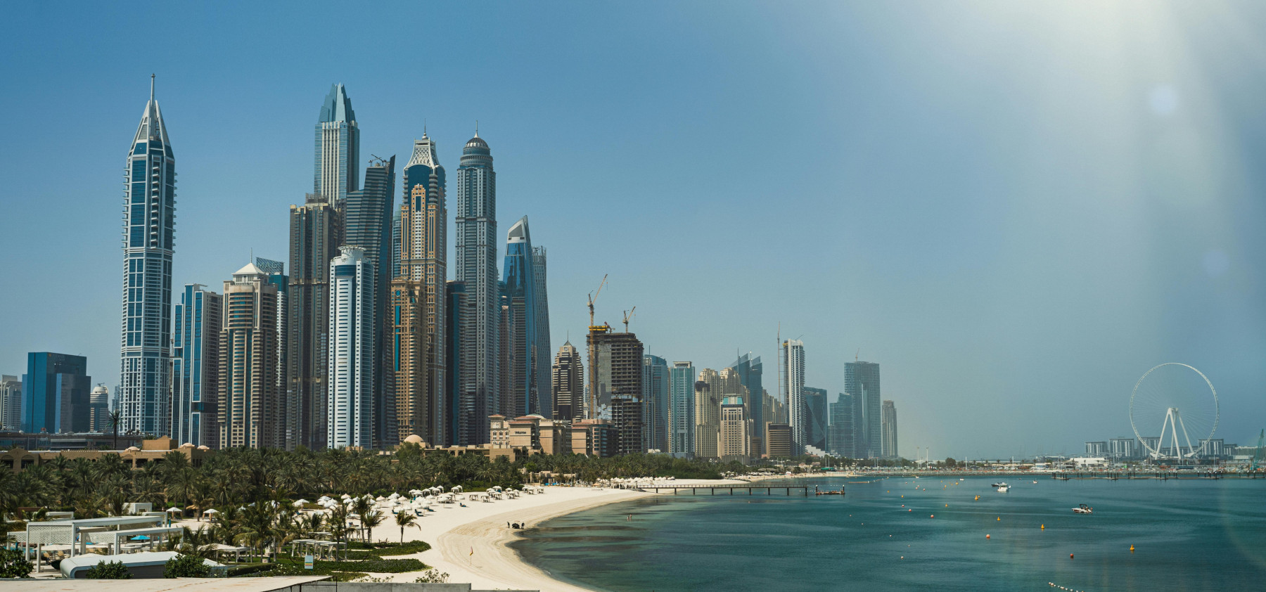 Dubai beach view