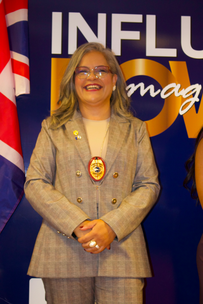 Elisângela Dias at Civil Diplomat event in London during Influence Power Magazine launch