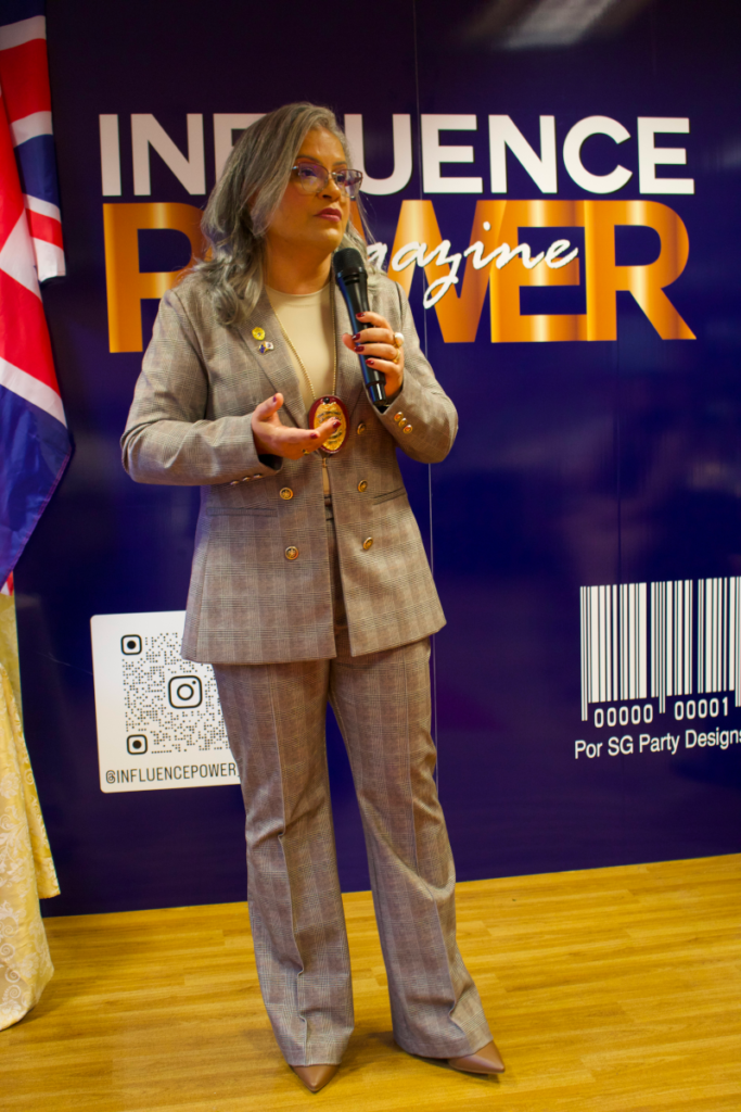 Elisângela Dias at Civil Diplomat event in London during Influence Power Magazine launch