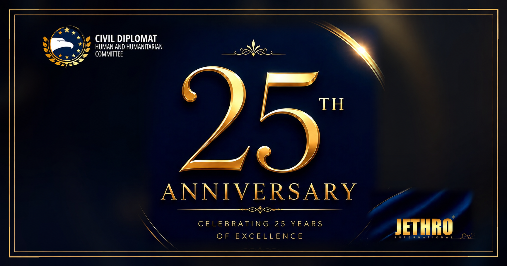 Civil Diplomat Jethro International Marks 25 Years of Humanitarian Civil Diplomacy