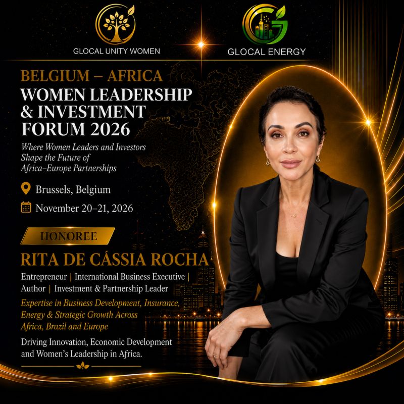 Civil Diplomat Rita de Cássia Rocha has been selected as a recipient of the Global Excellence Awards 2026 in Brussels, Belgium.