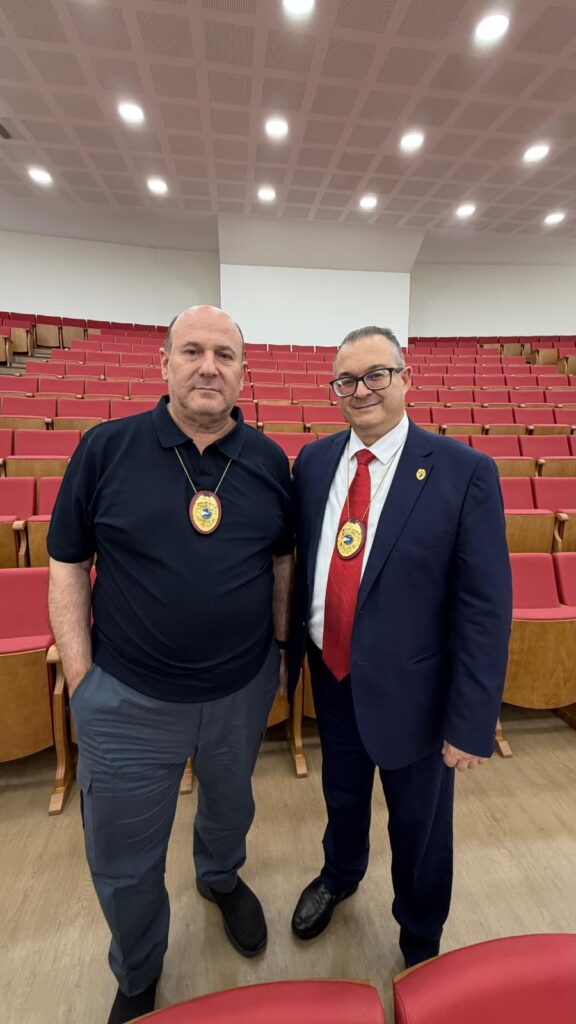Chaplain Antonio de Francisco Cantúa, alongside other colleagues in Madrid.