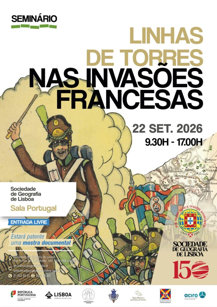 Seminário Linhas de Torres nas Invasões Francesas apresentação Coronel José Geraldo Autor e Poeta Portugal.