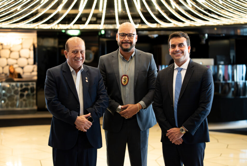 Minister Augusto Nardes, José Pereira Júnior and Francisco Saint Clair de Sousa Neto.