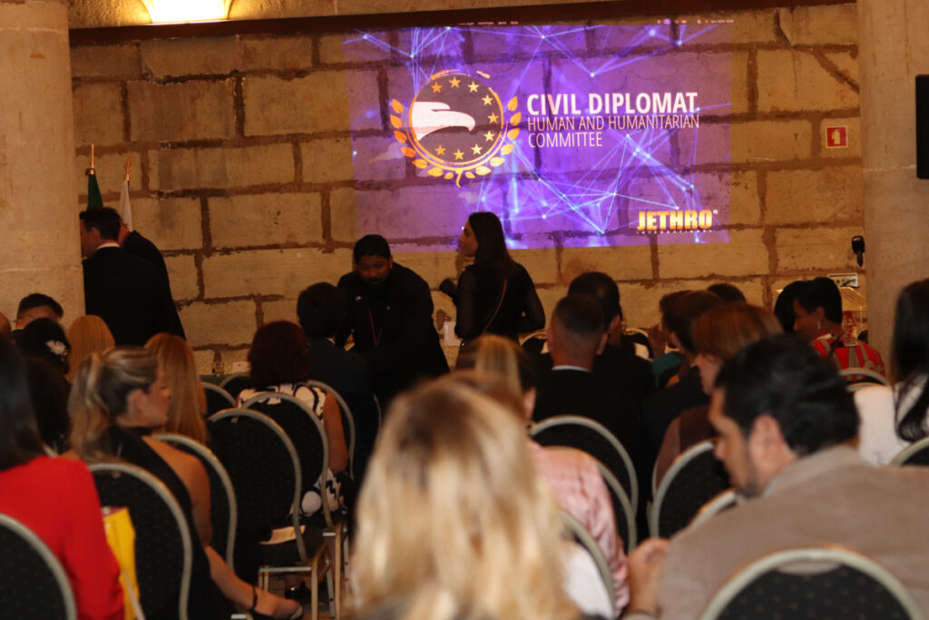 Civil Diplomat Jethro International Honours Humanitarian Leadership at Cascais Ceremony