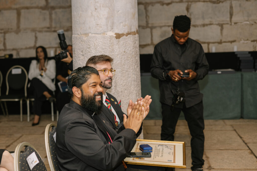 Civil Diplomat Jethro International Honours Humanitarian Leadership at Cascais Ceremony