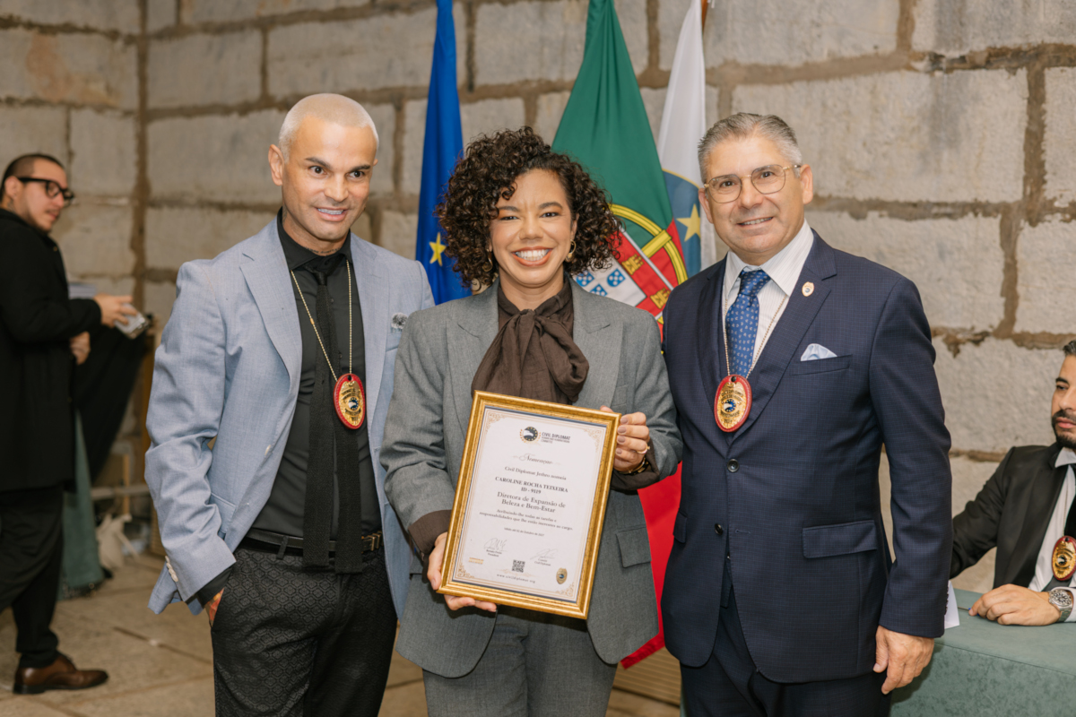 Civil Diplomat Jethro International Honours Humanitarian Leadership at Cascais Ceremony