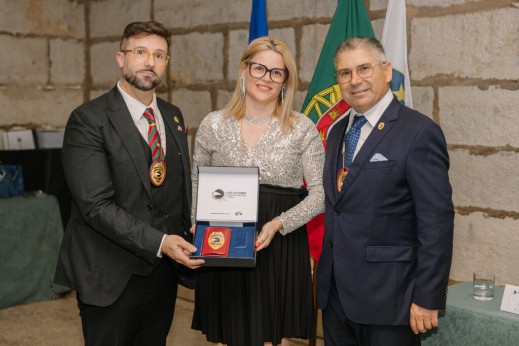 Civil Diplomat Jethro International Honours Humanitarian Leadership at Cascais Ceremony