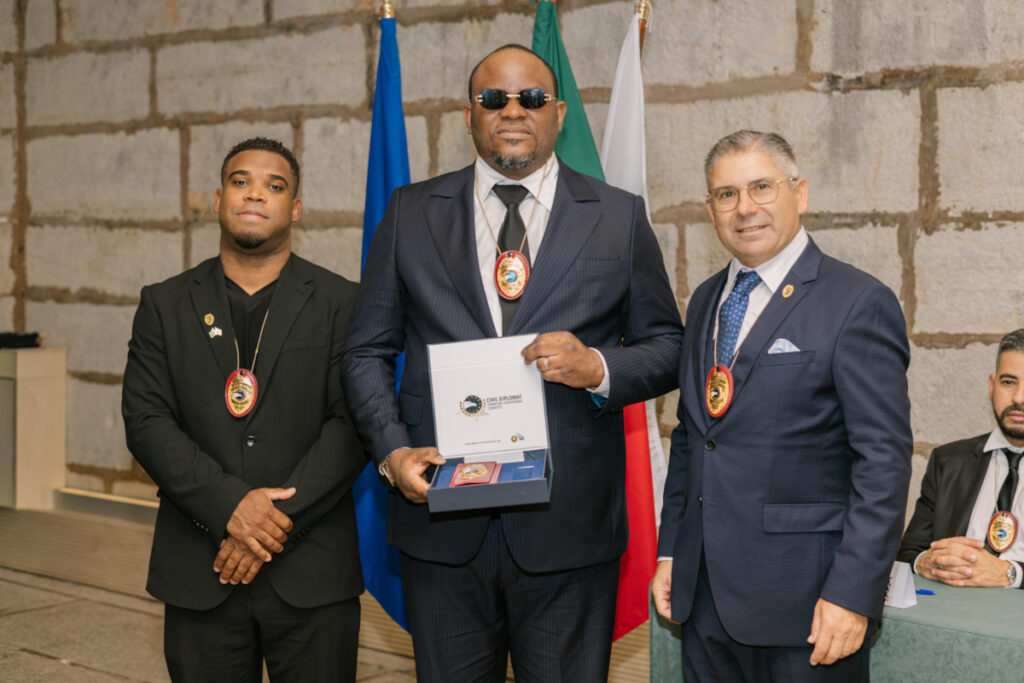Civil Diplomat Jethro International Honours Humanitarian Leadership at Cascais Ceremony