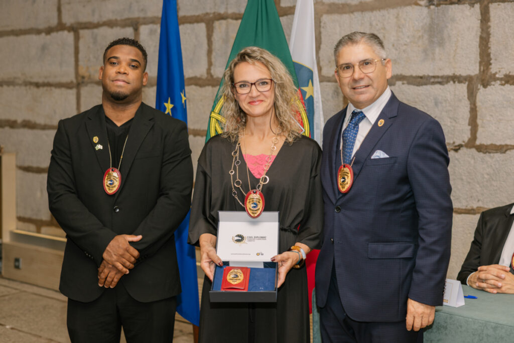 Civil Diplomat Jethro International Honours Humanitarian Leadership at Cascais Ceremony