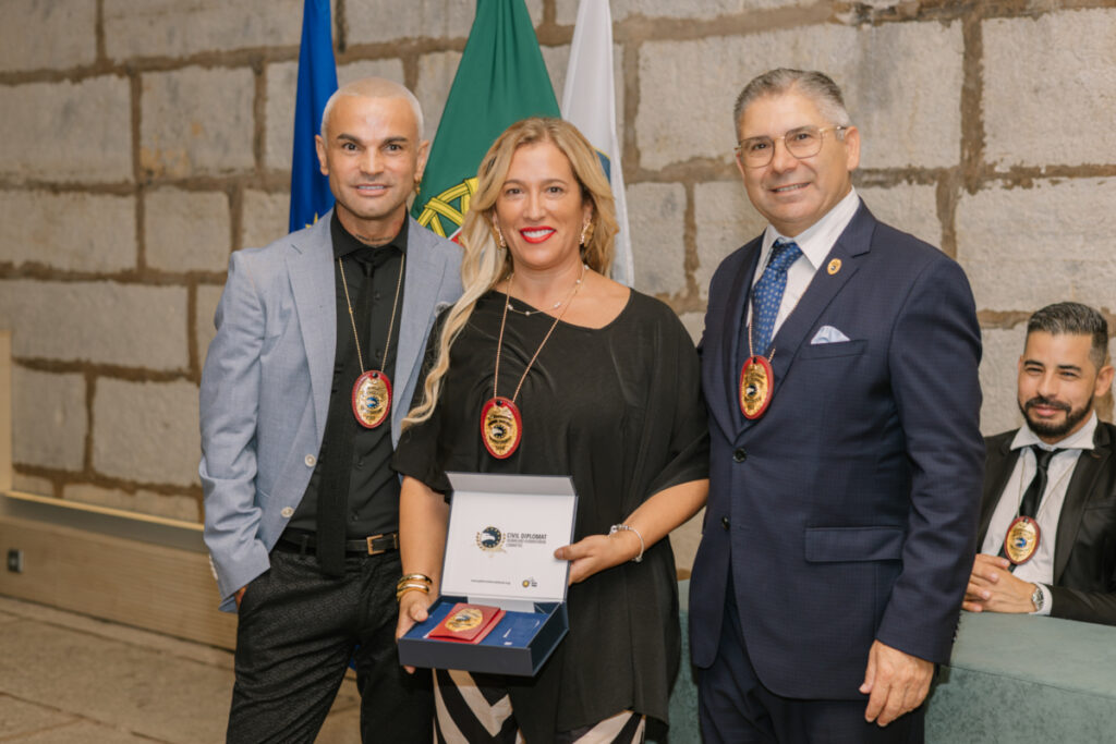 Civil Diplomat Jethro International Honours Humanitarian Leadership at Cascais Ceremony