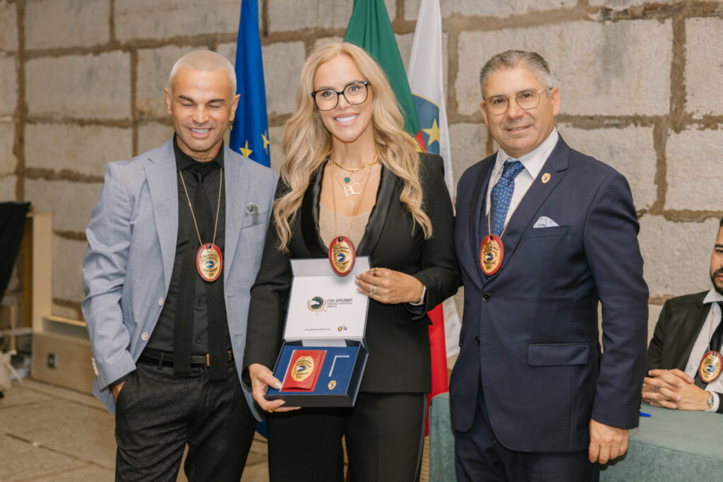Civil Diplomat Jethro International Honours Humanitarian Leadership at Cascais Ceremony