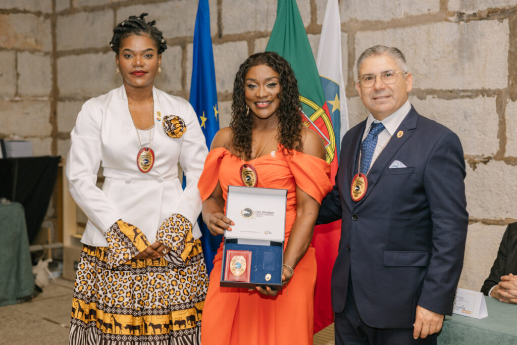 Civil Diplomat Jethro International Honours Humanitarian Leadership at Cascais Ceremony
