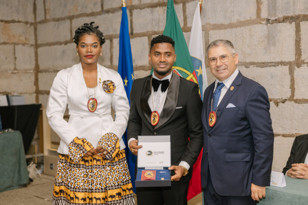 Civil Diplomat Jethro International Honours Humanitarian Leadership at Cascais Ceremony