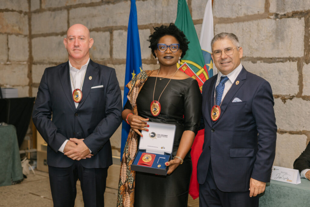 Civil Diplomat Jethro International Honours Humanitarian Leadership at Cascais Ceremony