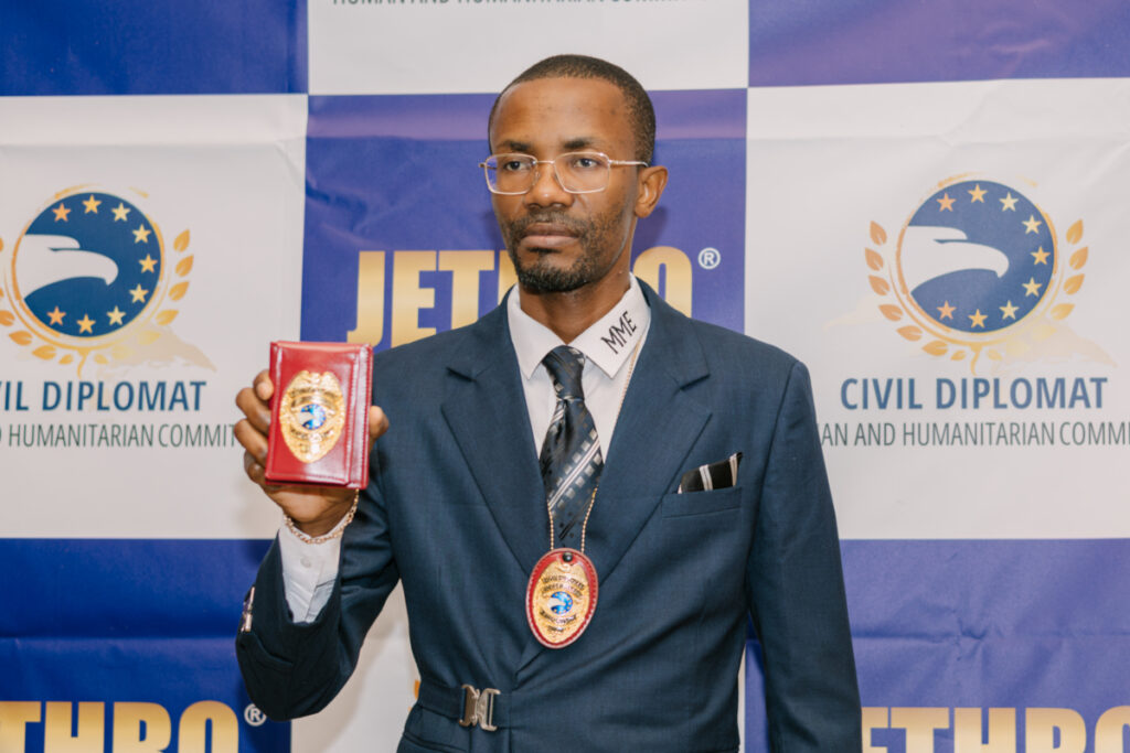 Civil Diplomat Jethro International Honours Humanitarian Leadership at Cascais Ceremony