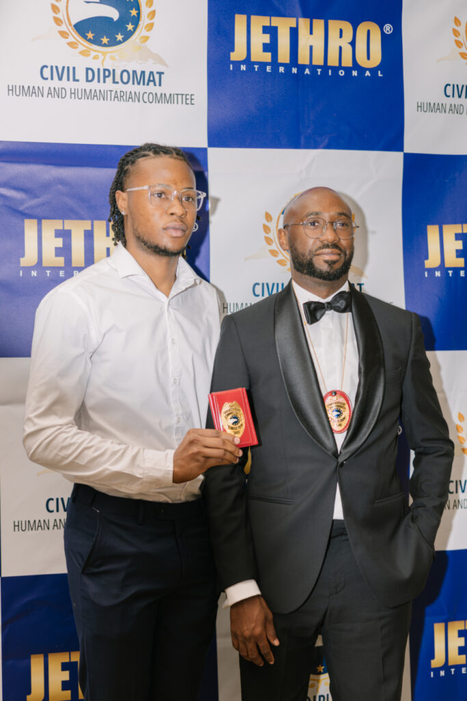 Civil Diplomat Jethro International Honours Humanitarian Leadership at Cascais Ceremony