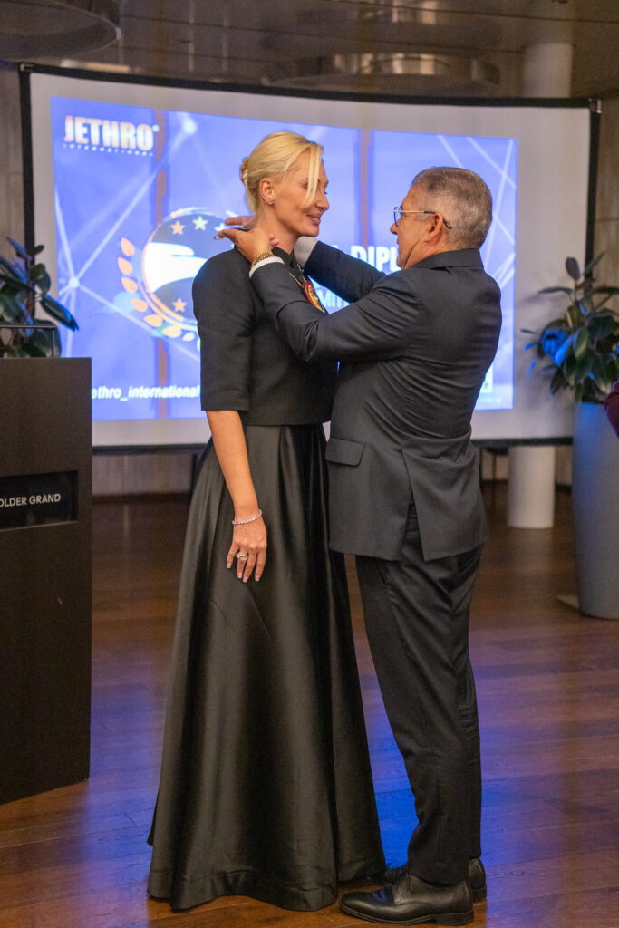 Humanitarian Civil Diplomats at the Jethro International solemn investiture ceremony in Zurich, Switzerland, on 27 September 2026.