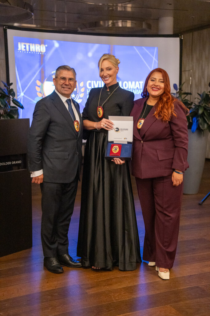 Humanitarian Civil Diplomats at the Jethro International solemn investiture ceremony in Zurich, Switzerland, on 27 September 2026.