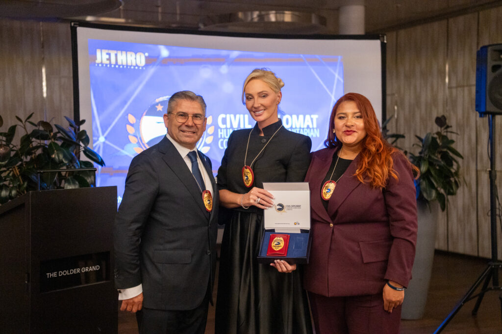 Humanitarian Civil Diplomats at the Jethro International solemn investiture ceremony in Zurich, Switzerland, on 27 September 2026.