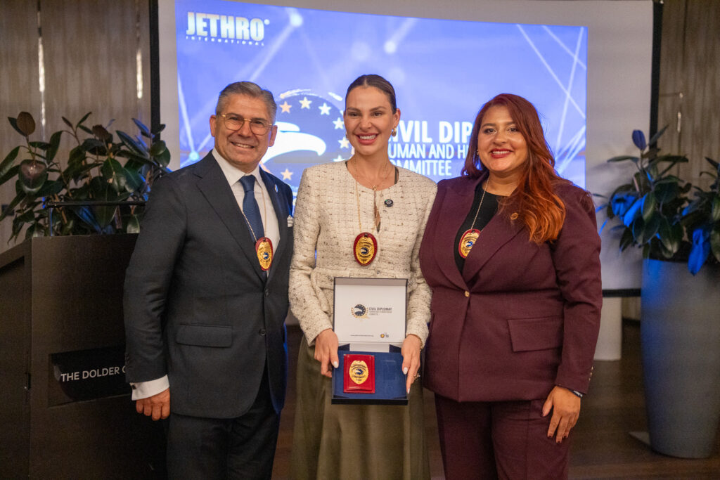 Humanitarian Civil Diplomats at the Jethro International solemn investiture ceremony in Zurich, Switzerland, on 27 September 2026.