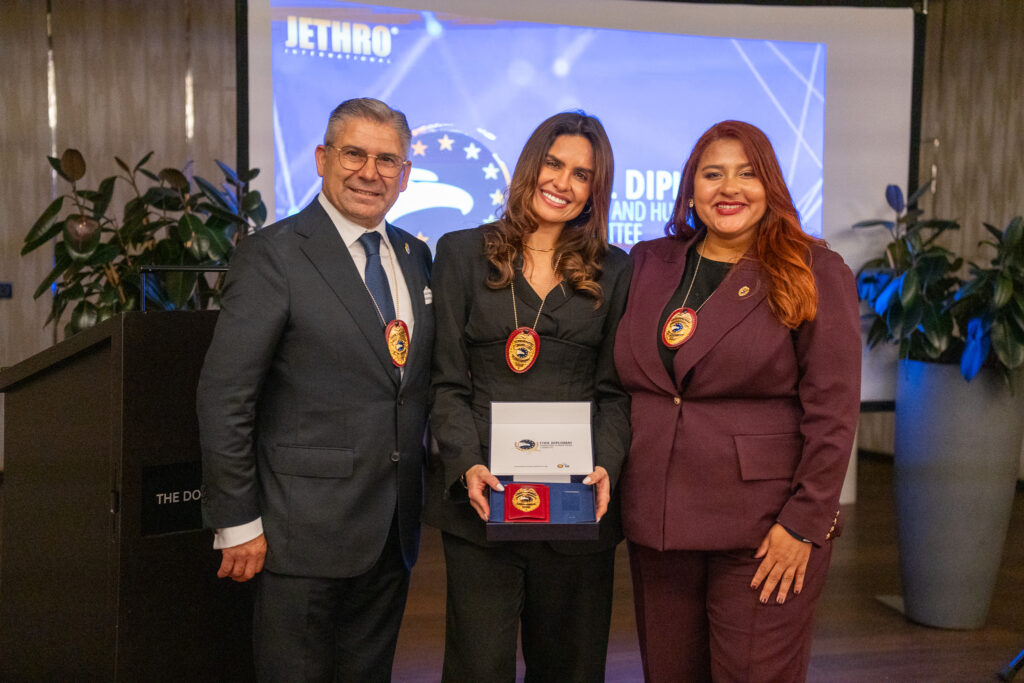 Humanitarian Civil Diplomats at the Jethro International solemn investiture ceremony in Zurich, Switzerland, on 27 September 2026.