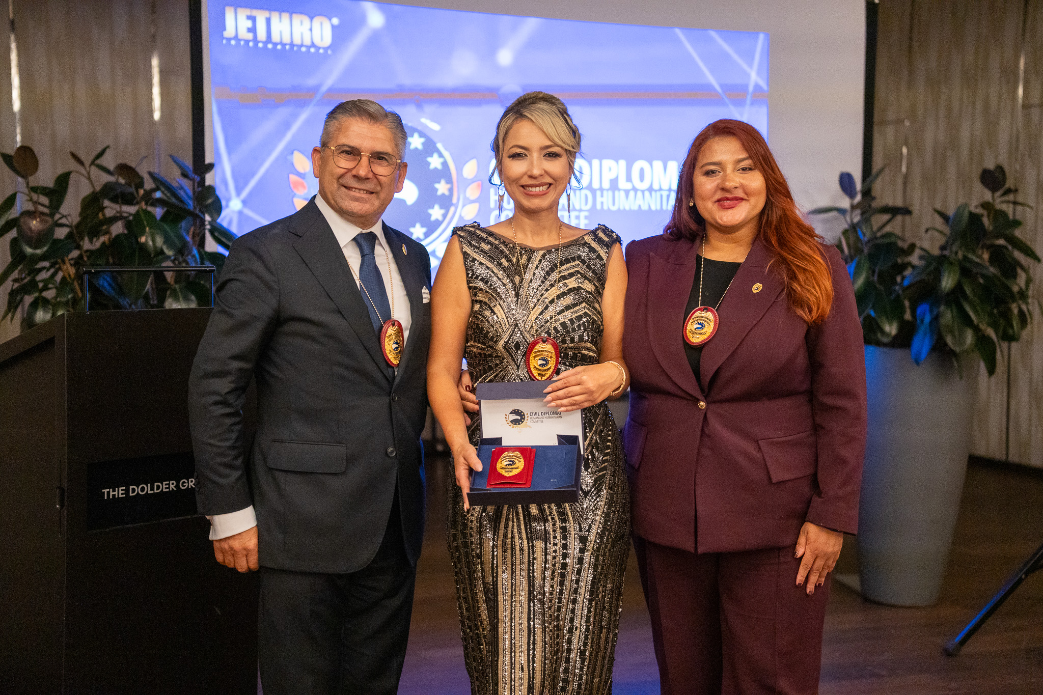 Humanitarian Civil Diplomats at the Jethro International solemn investiture ceremony in Zurich, Switzerland, on 27 September 2026.