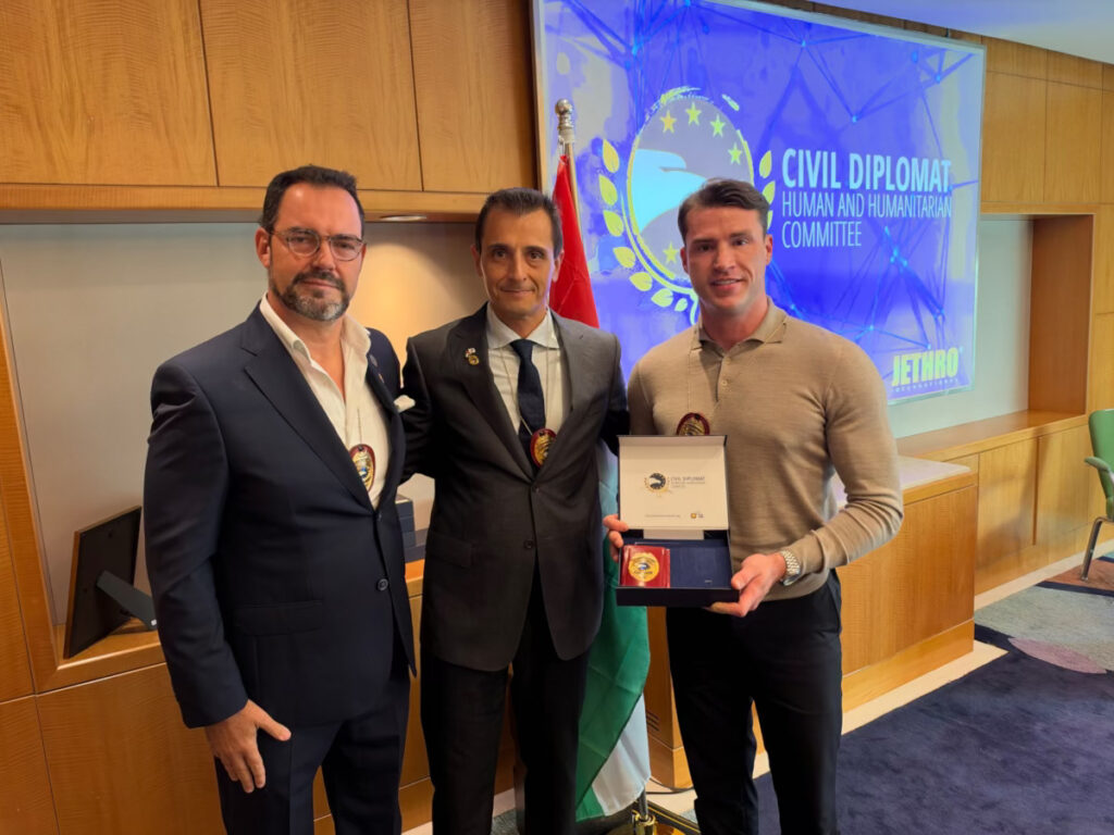 Jethro International Civil Diplomacy Solemn Ceremony in Dubai 2026.